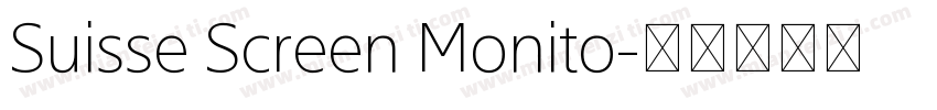 Suisse Screen Monito字体转换